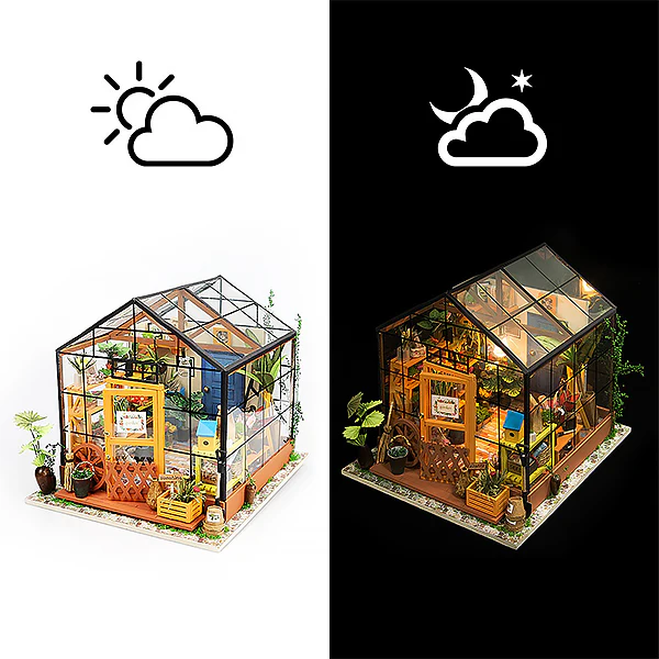 Rolife Cathy's Flower House - Maison Miniature, 231pcs (DG104) - Image 10