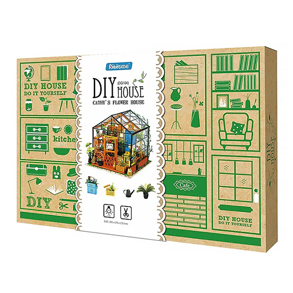Rolife Cathy's Flower House - Maison Miniature, 231pcs (DG104) - Image 12