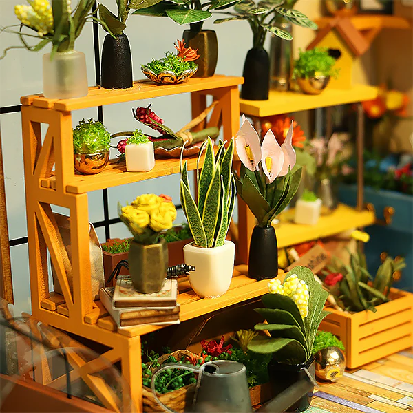 Rolife Cathy's Flower House - Maison Miniature, 231pcs (DG104) - Image 3