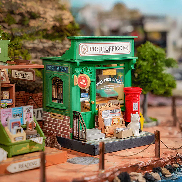 Rolife Century Post Office - Maison Miniature, 124pcs (DS037)