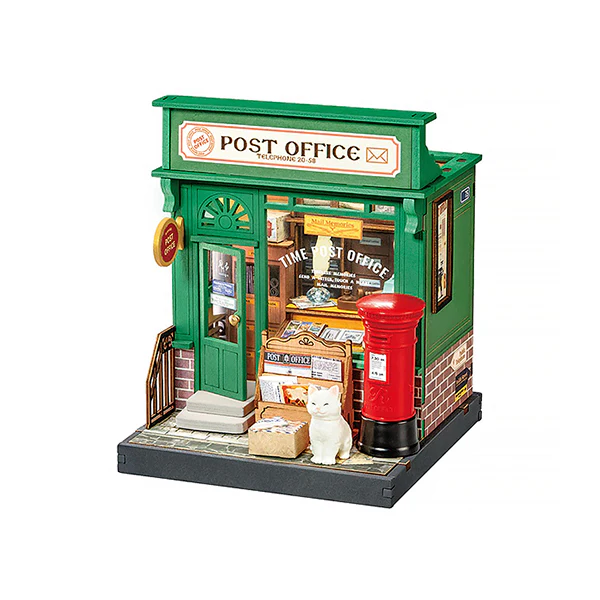 Rolife Century Post Office - Maison Miniature, 124pcs (DS037) - Image 2