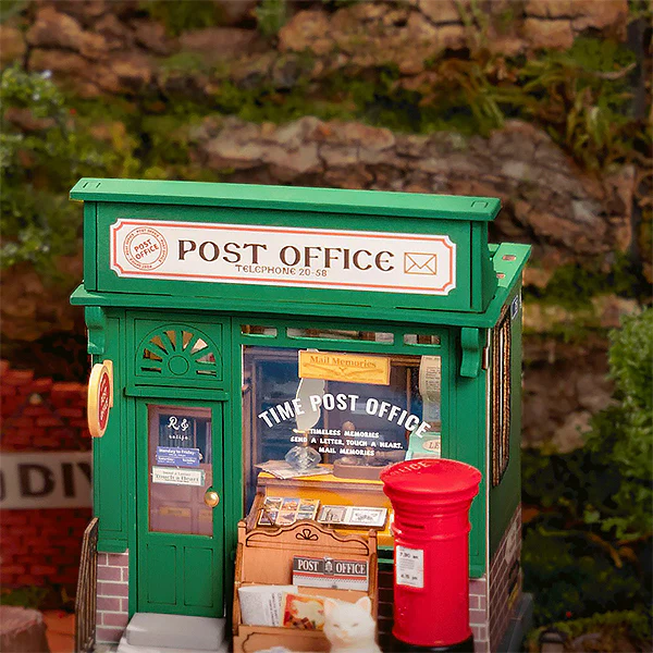 Rolife Century Post Office - Maison Miniature, 124pcs (DS037) - Image 3