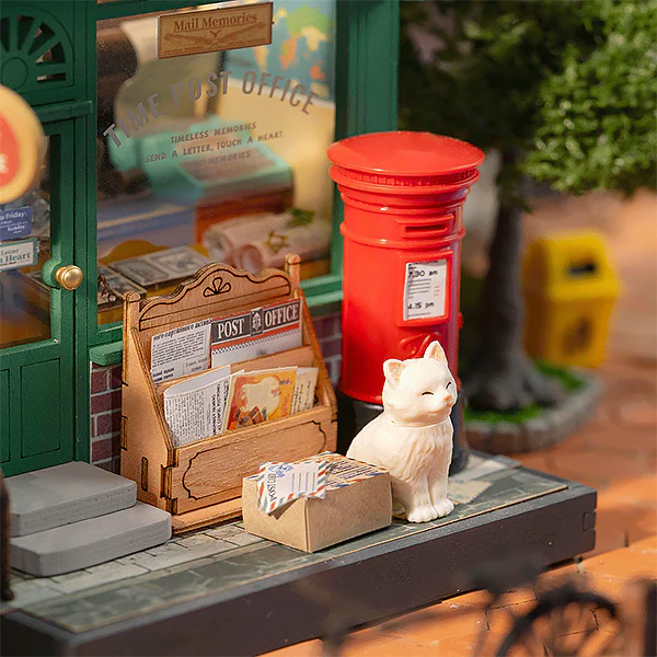 Rolife Century Post Office - Maison Miniature, 124pcs (DS037) - Image 4