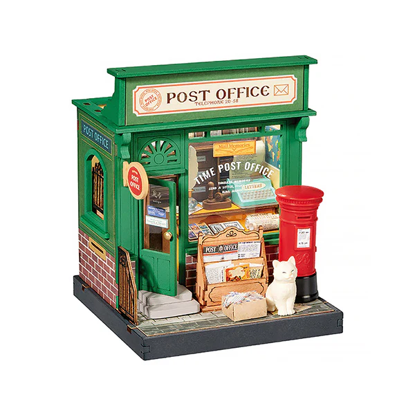 Rolife Century Post Office - Maison Miniature, 124pcs (DS037) - Image 5