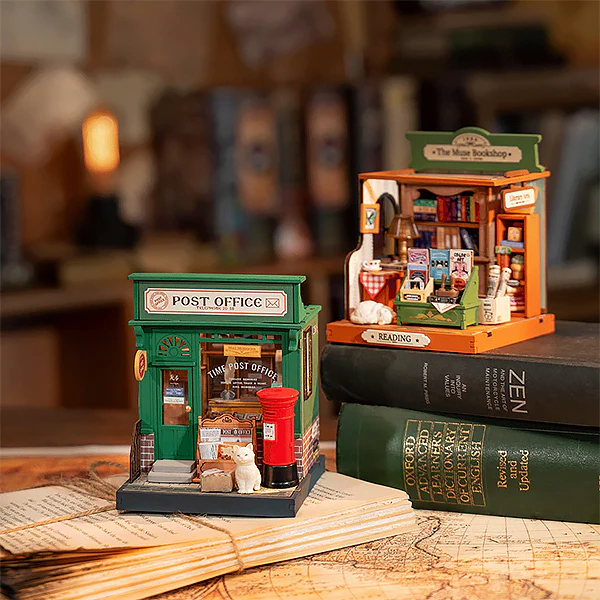 Rolife Century Post Office - Maison Miniature, 124pcs (DS037) - Image 8