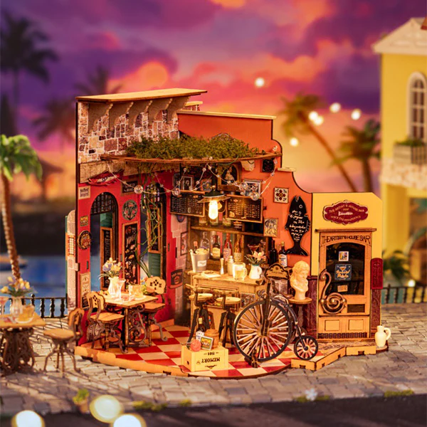 Rolife Cheers Bar & Dining - Maison Miniature, 297pcs (DG173) - Image 2
