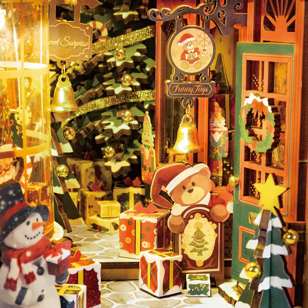 Rolife Christmas Street - Diy Book Nook, 289pcs (TGC06) - Image 3