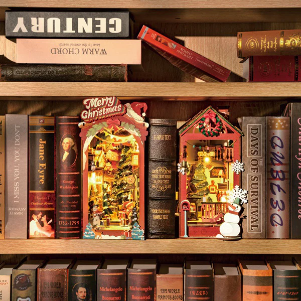 Rolife Christmas Street - Diy Book Nook, 289pcs (TGC06) - Image 5
