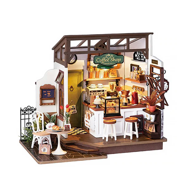 Rolife Slow Life Café - Maison Miniature, 183pcs (DG162)