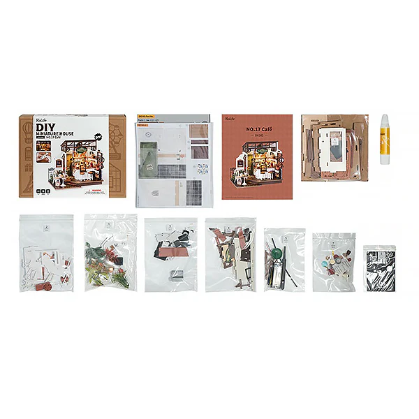 Rolife Slow Life Café - Maison Miniature, 183pcs (DG162) - Image 6