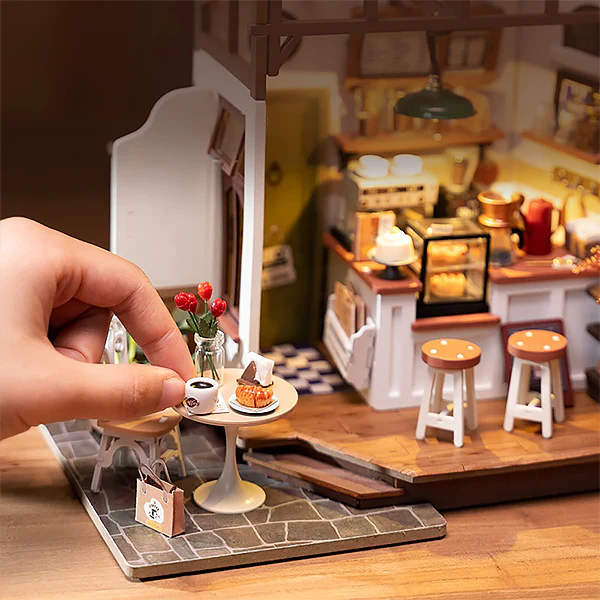Rolife Slow Life Café - Maison Miniature, 183pcs (DG162) - Image 7