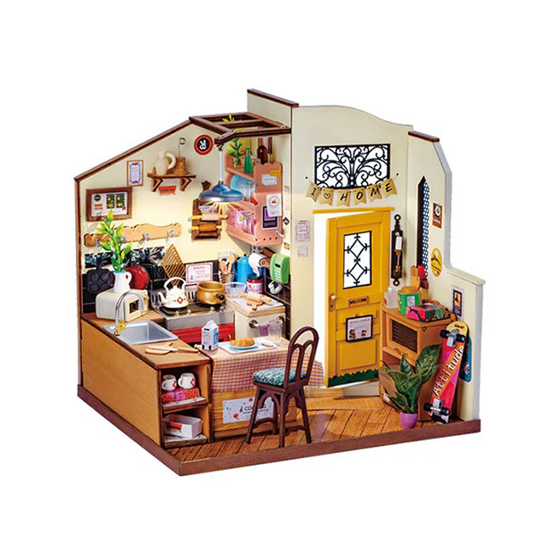 Rolife Cozy Kitchen - Maison Miniature, 196pcs (DG159)