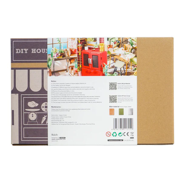 Rolife Emily's Flower Shop - Maison Miniature, 206pcs (DG145-C) - Image 7
