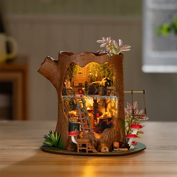 Rolife Fairytale Tree House - Maison Miniature, 275pcs (DG179) - Image 7