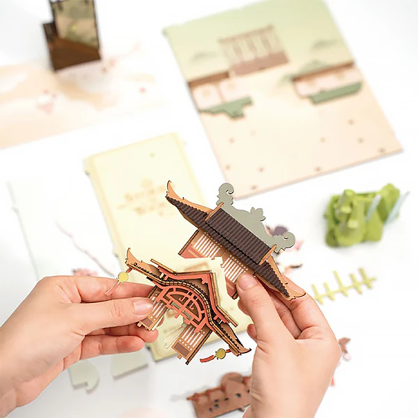 Rolife Falling Sakura - DIY Book Nook, 240 pcs (TGB05) - Image 6