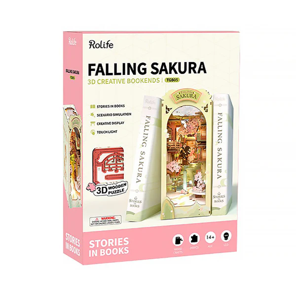 Rolife Falling Sakura - DIY Book Nook, 240 pcs (TGB05) - Image 9