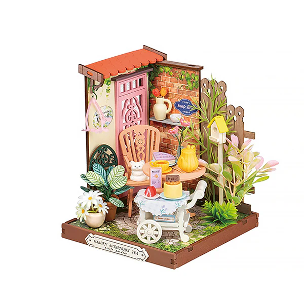 Rolife Fancy Tea Yard - Maison Miniature, 112pcs (DS038)