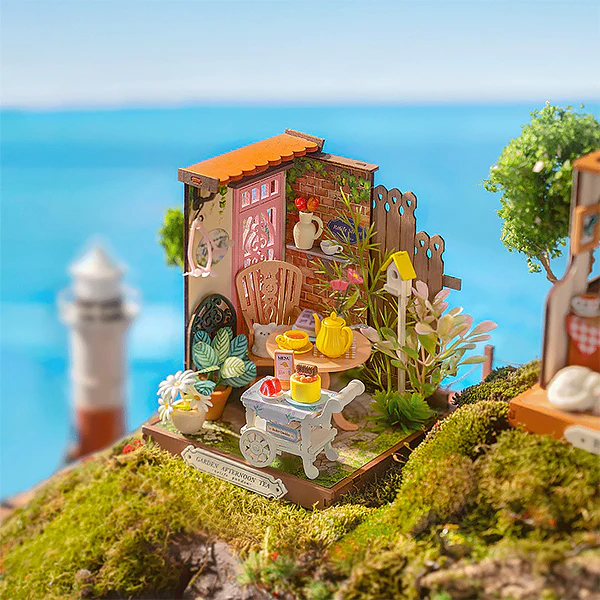 Rolife Fancy Tea Yard - Maison Miniature, 112pcs (DS038) - Image 2