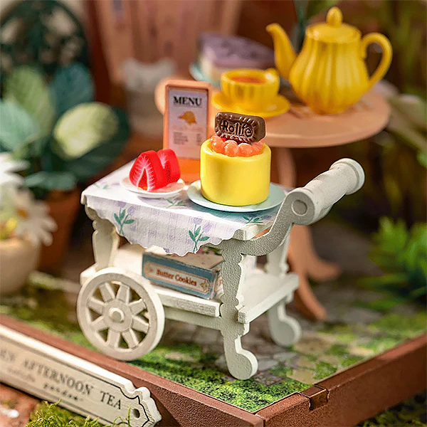 Rolife Fancy Tea Yard - Maison Miniature, 112pcs (DS038) - Image 4