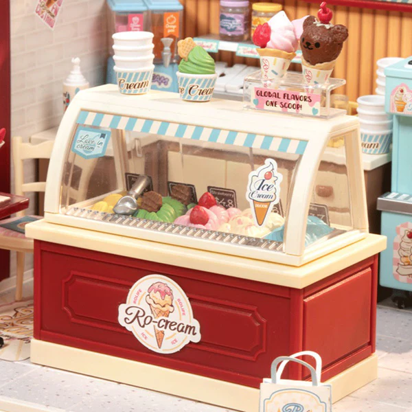 Rolife Flavorful Ice Cream - Maison Miniature, 144pcs (DW018B) - Image 2