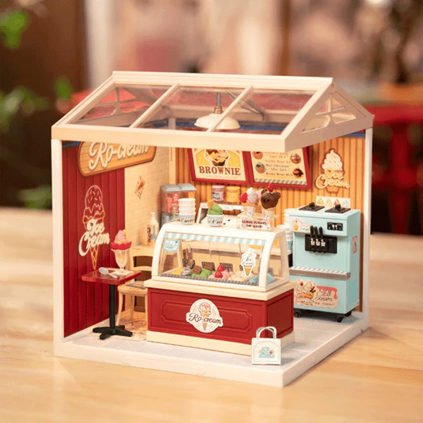 Rolife Flavorful Ice Cream - Maison Miniature, 144pcs (DW018B) - Image 3