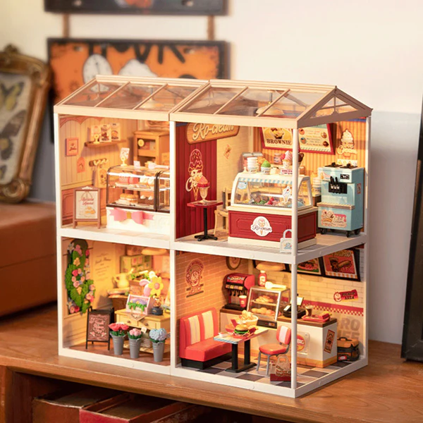 Rolife Flavorful Ice Cream - Maison Miniature, 144pcs (DW018B) - Image 4