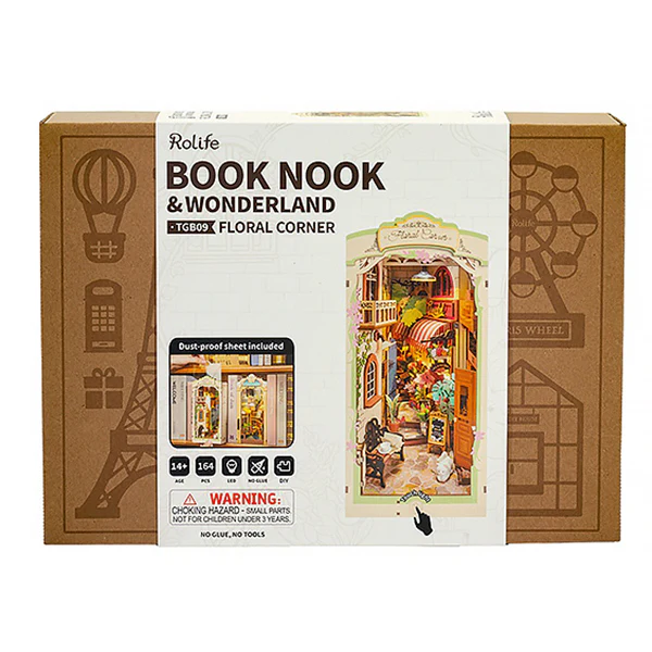 Rolife Floral Corner - DIY Book Nook, 164pcs (TGB09) - Image 13