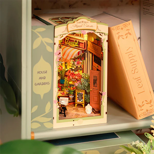 Rolife Floral Corner - DIY Book Nook, 164pcs (TGB09) - Image 4