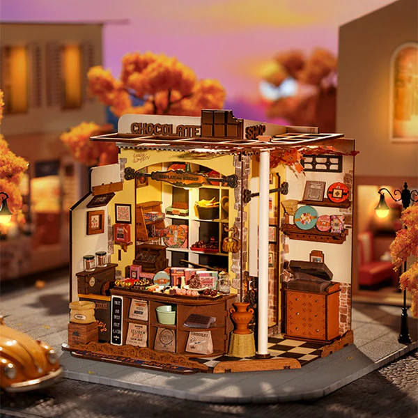 Rolife Henry's Chocolate - Maison Miniature, 330pcs (DG174) - Image 2