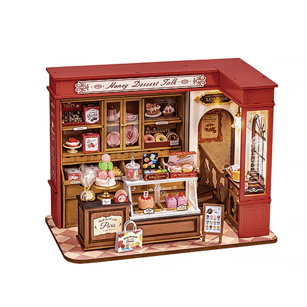 Rolife Honey Dessert Talk - Maison Miniature, 242pcs (DG168)