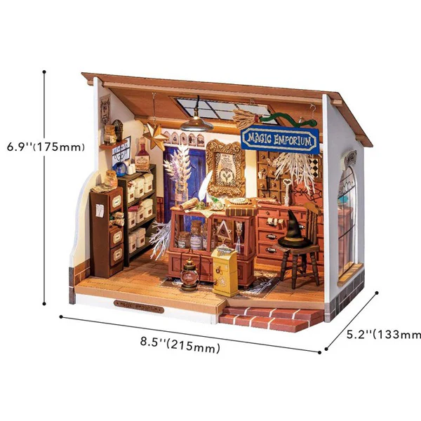 Rolife Kiki's Magic Emporium - Maison Miniature, 148pcs (DG155) - Image 6