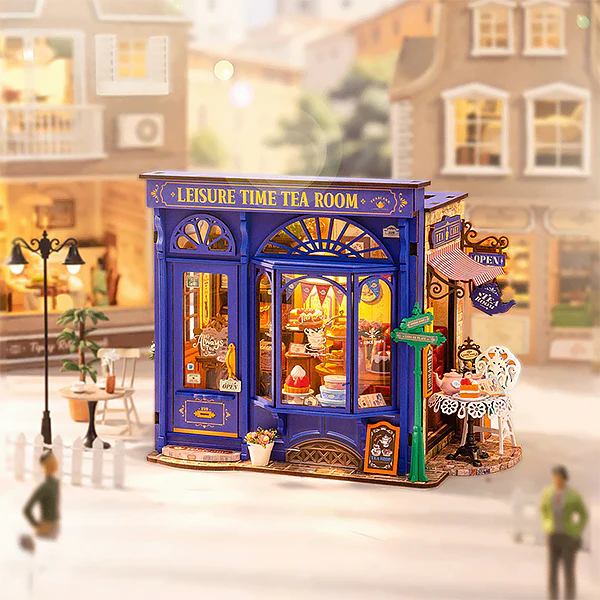 Rolife Leisure Time Tea Room - Maison Miniature, 304pcs ( DG171)
