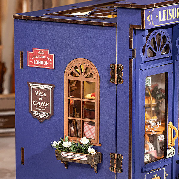 Rolife Leisure Time Tea Room - Maison Miniature, 304pcs ( DG171) - Image 6