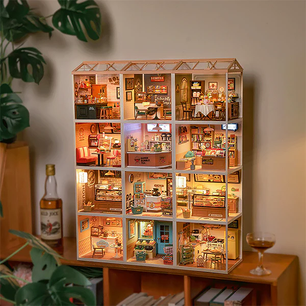 Rolife Leisurely Cheers Bar - Maison Miniature, 142pcs (DW012) - Image 9