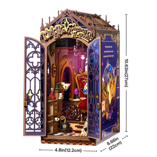 Rolife Magic Fantasy Corner - Diy Book Nook, 185pcs (TGB14) - Image 2