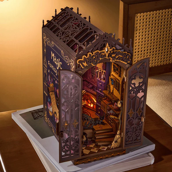 Rolife Magic Fantasy Corner - Diy Book Nook, 185pcs (TGB14) - Image 4