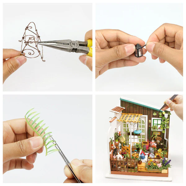 Rolife Miler's Flower House - Maison Miniature, 210pcs (DG104) - Image 4