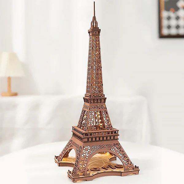 Rolife Night Of The Eiffel Towel - 3D Wooden Puzzle, 152pcs (TGL01) - Image 6
