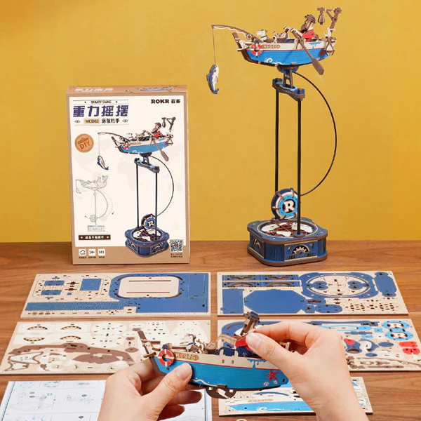 Rowood Ocean Fisher - Puzzle 3D, 161pcs (MCD02) - Image 2
