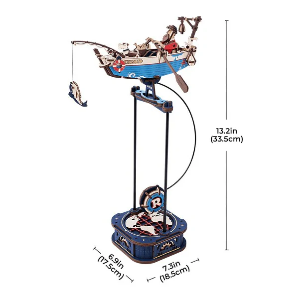 Rowood Ocean Fisher - Puzzle 3D, 161pcs (MCD02) - Image 5