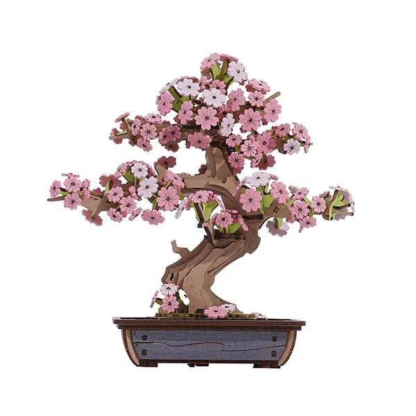 Rolife Sakura Bonsai - 3D Wooden Puzzle, 263pcs (TG415)