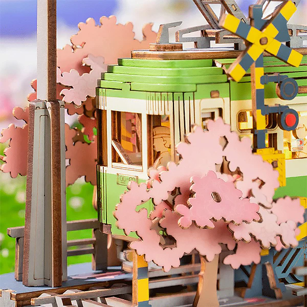 Rolife Sakura Journey - 3D Wooden Puzzle, 223pcs (TGS02-B) - Image 7
