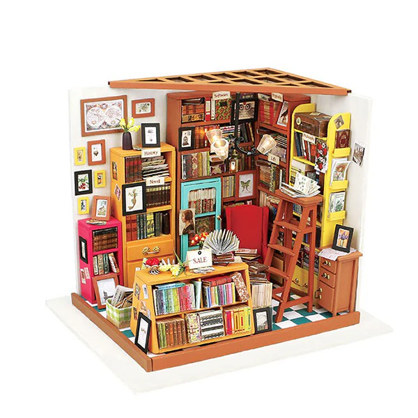 Rolife Sam's Study - Maison Miniature, 221pcs (DG102-A)