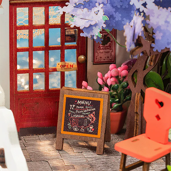 Rolife Sea Holiday Restaurant - Maison Miniature, 124pcs (DS039) - Image 4