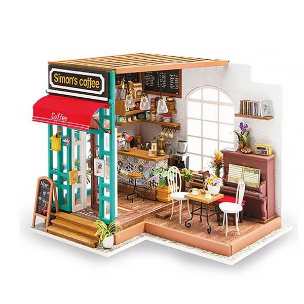 Rolife Simon's Coffee - Maison Miniature, 203pcs (DG109)