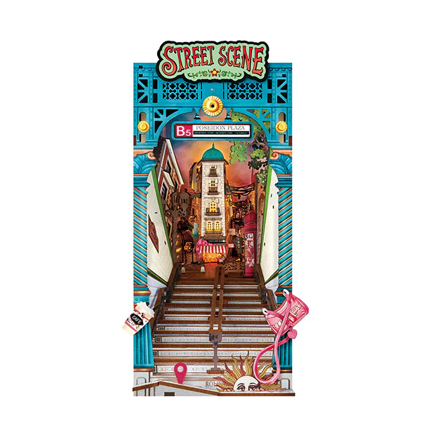 Rolife Street Scene - Diy Book Nook, 196pcs (TGB13)