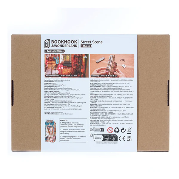 Rolife Street Scene - Diy Book Nook, 196pcs (TGB13) - Image 6