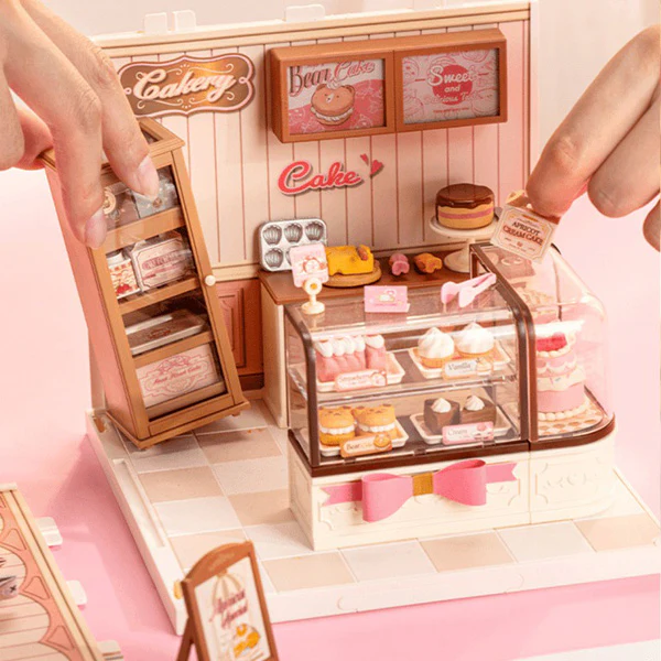 Rolife Tasty Cake Shop - Maison Miniature, 115pcs (DW019B) - Image 4