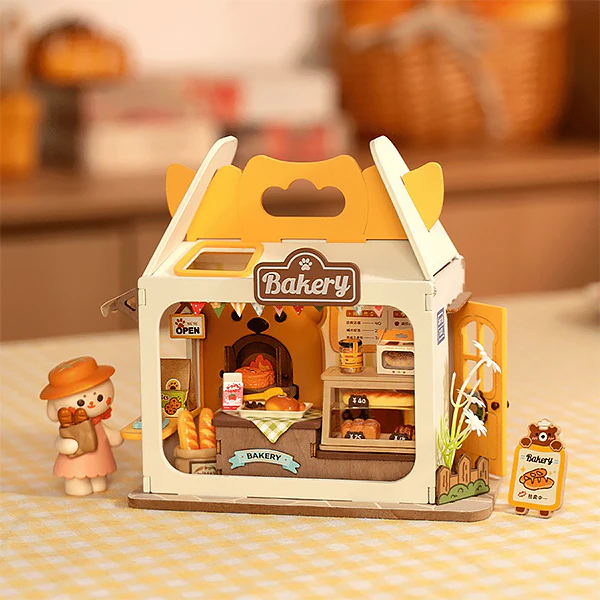 Rolife Teddy's Breadbox - Maison Miniature, 67pcs (DS033) - Image 2