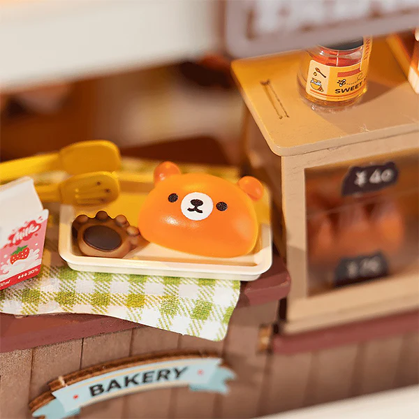 Rolife Teddy's Breadbox - Maison Miniature, 67pcs (DS033) - Image 4